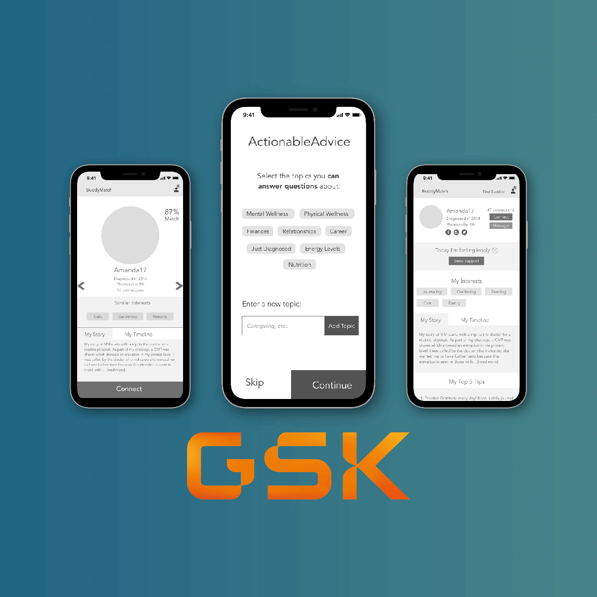 GSK Mobile App Concepts